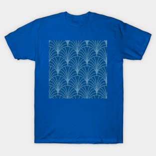 Blue Scale Pattern T-Shirt